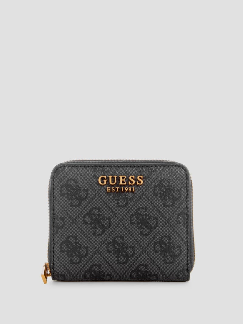 Guess Ginevra Logo Small Zip-Around Wallet - Cloud Wash