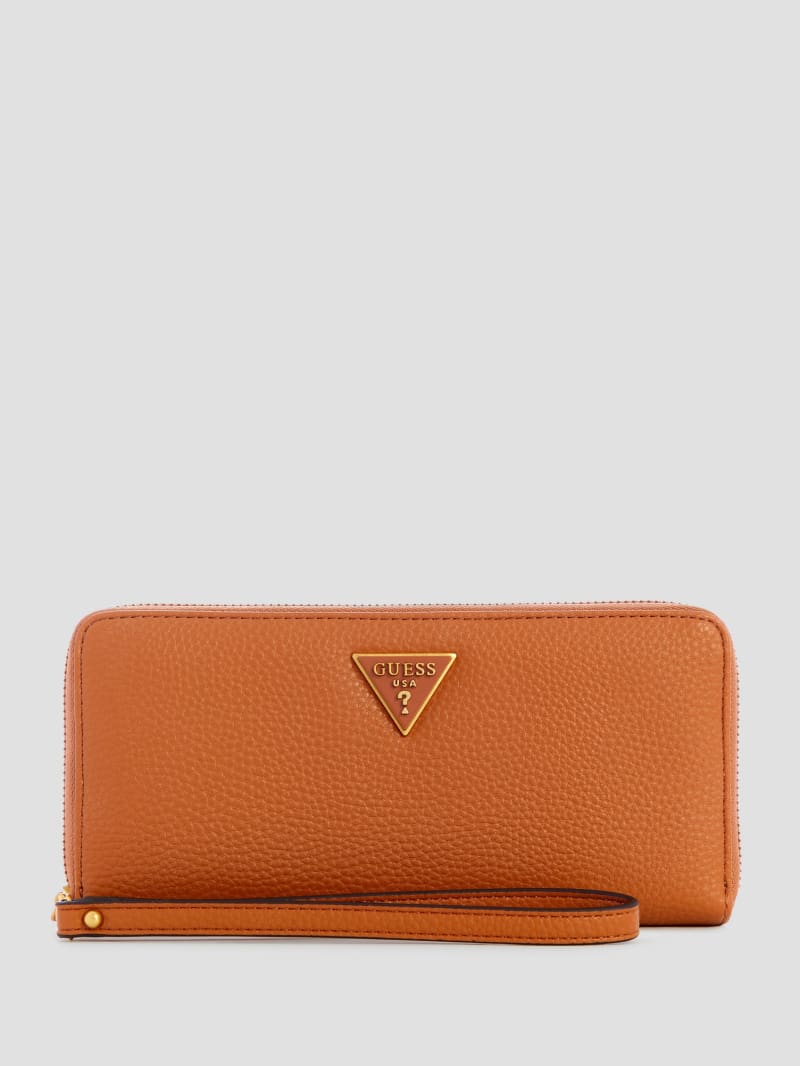 Guess Laryn Large Zip-Around Wallet - Cognac