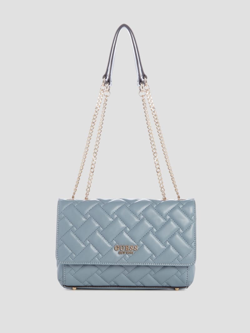 Guess Alanna Convertible Crossbody - Light Denim