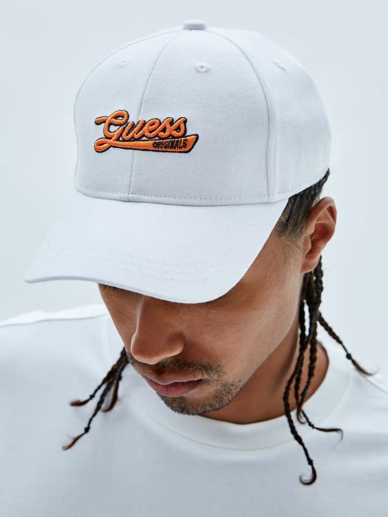 Guess GUESS Originals Dad Hat - Pure White