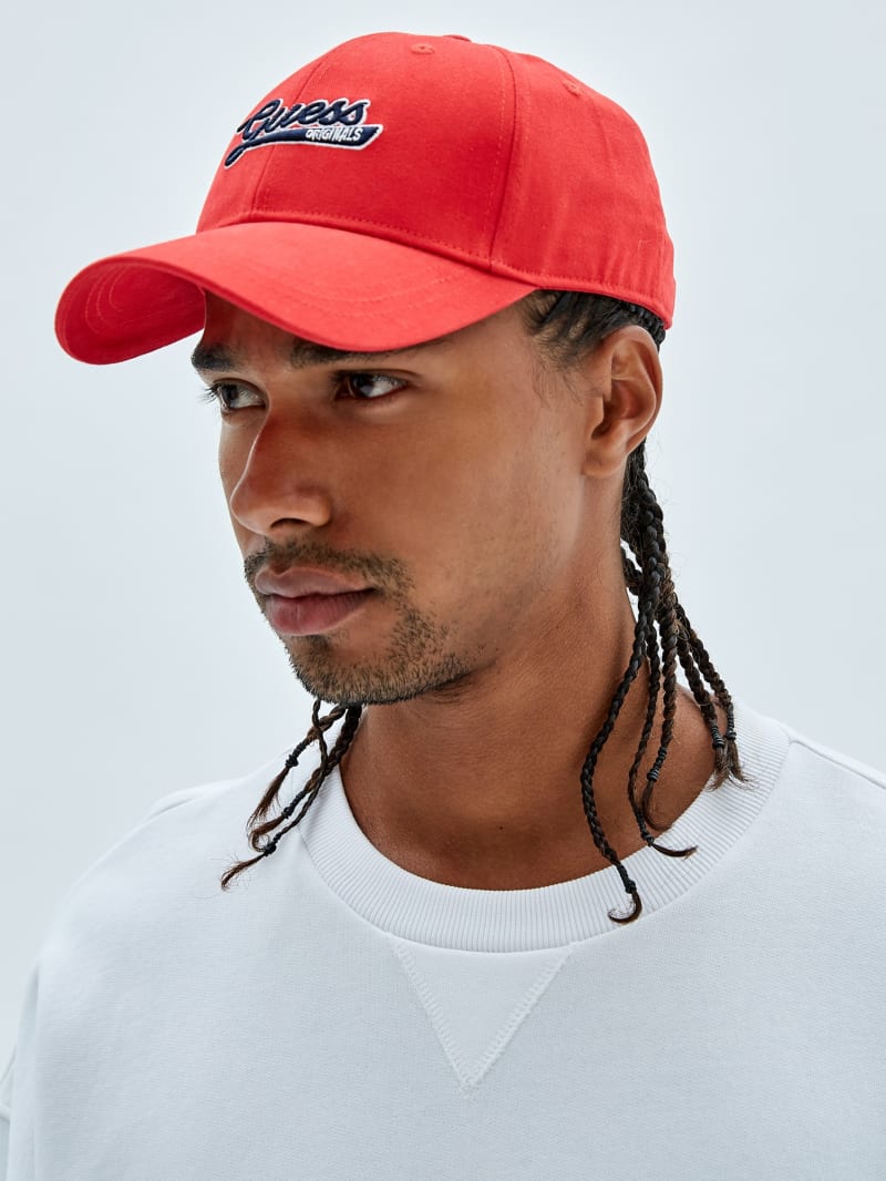 Guess GUESS Originals Dad Hat - Red Cherry