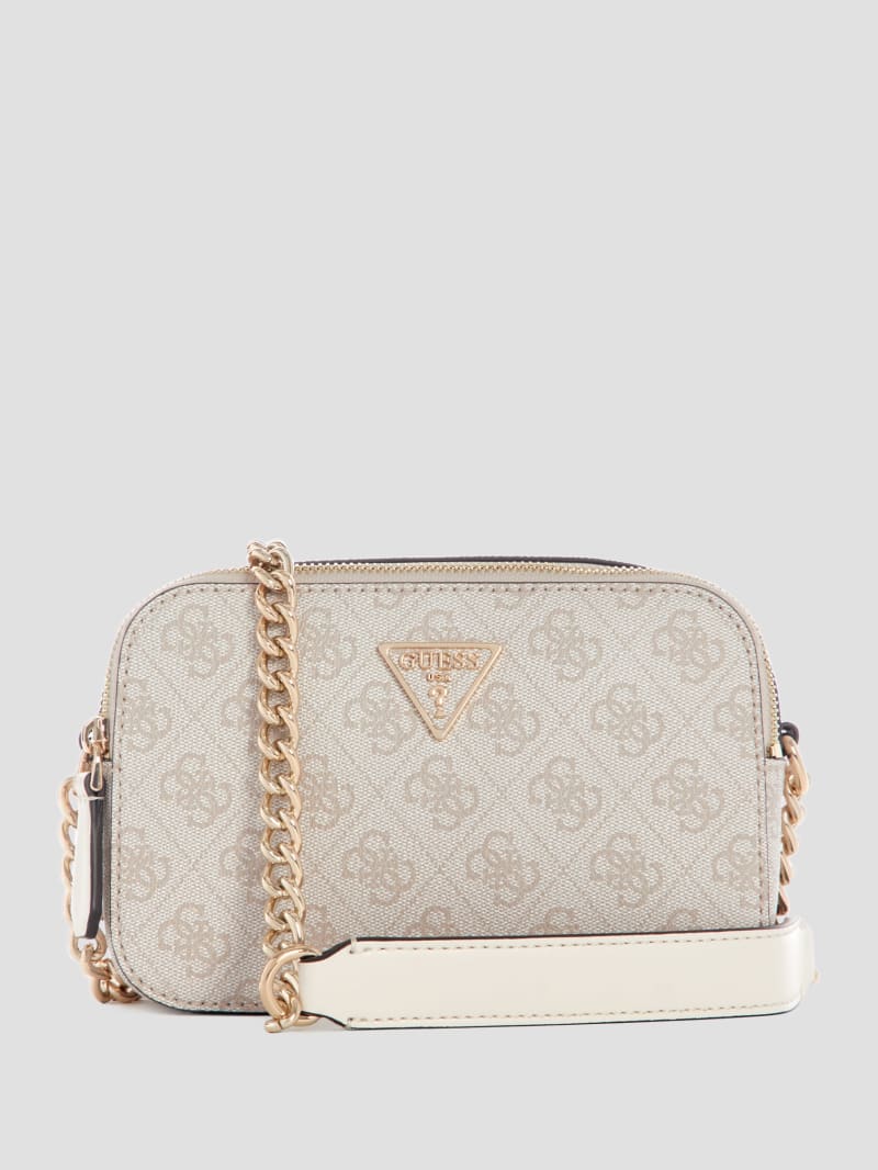 Guess Noelle Quatto G Camera Crossbody - Dove Logo