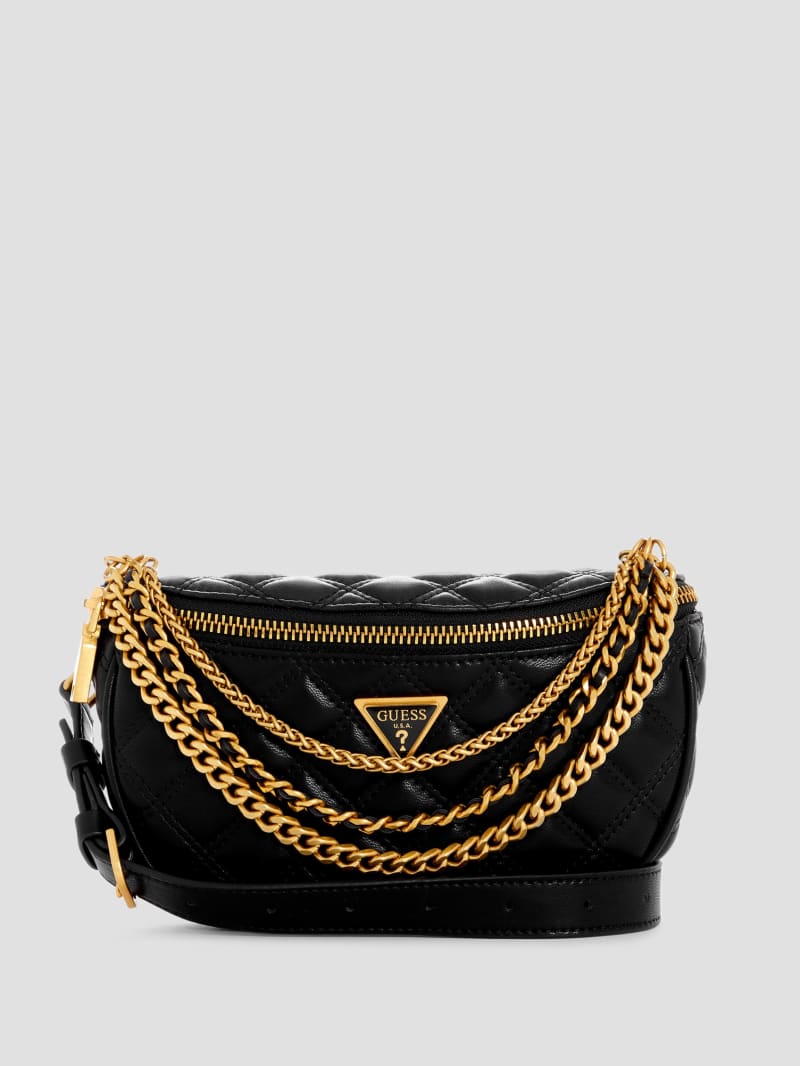 Guess Giully Quilted Belt Bag - Black