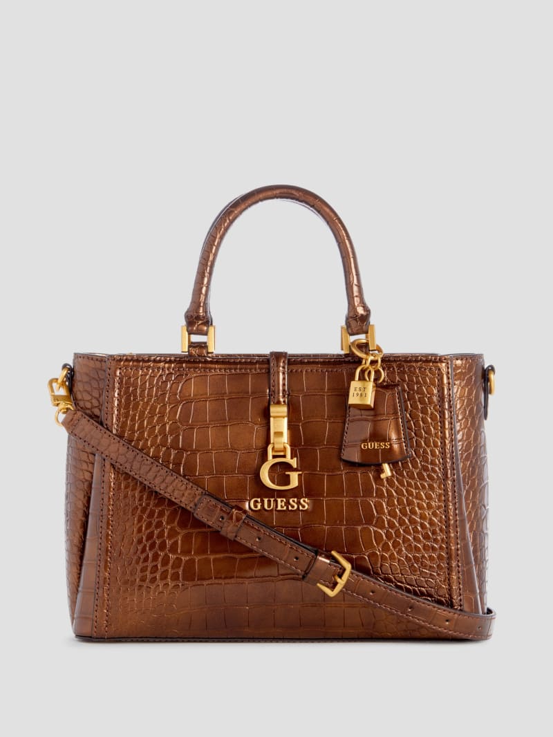 Guess James Girlfriend Satchel - Bronze