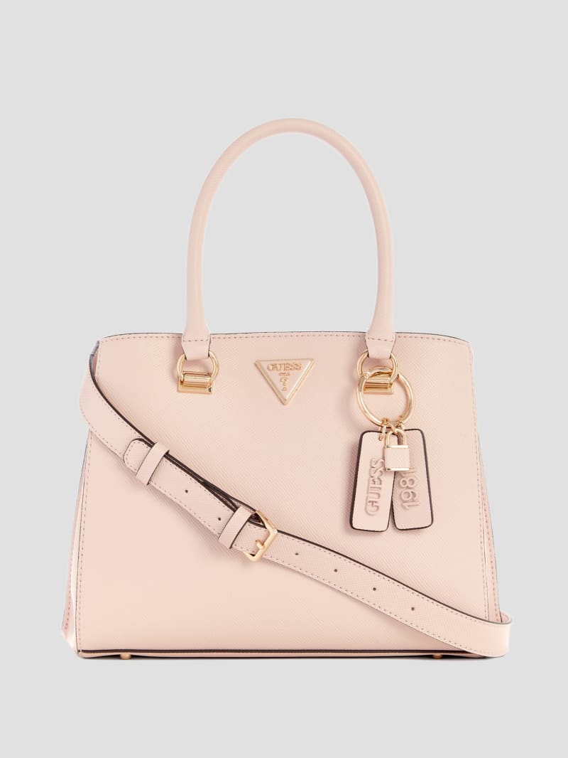 Guess Noelle Girlfriend Satchel - Light Rose