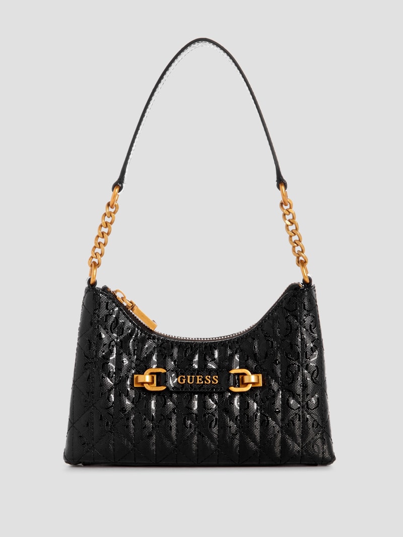 Guess Aveta Mini Top Shoulder Bag - Black