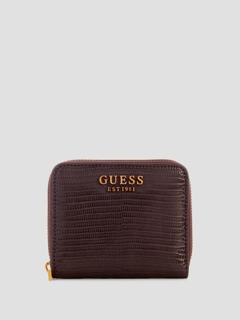 Guess Ginevra Small Zip-Around Wallet - Brown