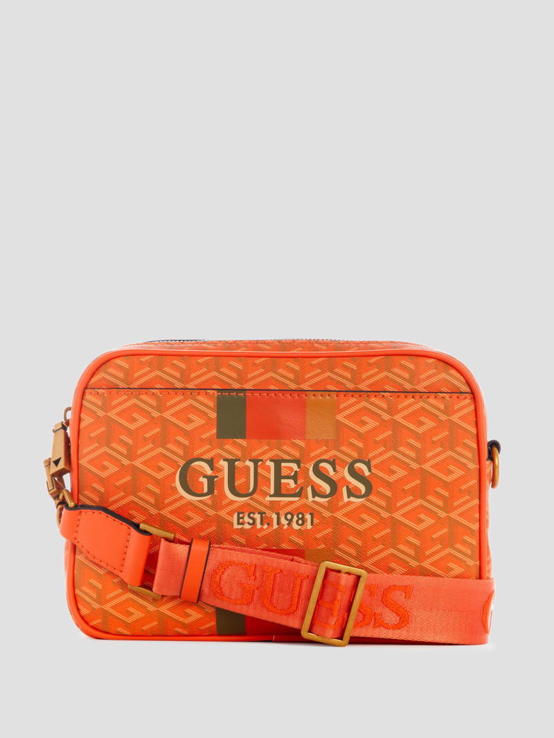 Guess Vikky Camera Bag - Orange Logo