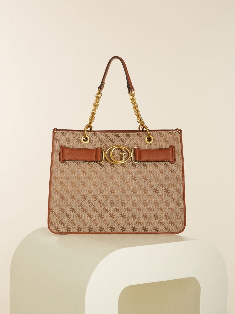 Guess Aviana Tote - Latte/Cognac