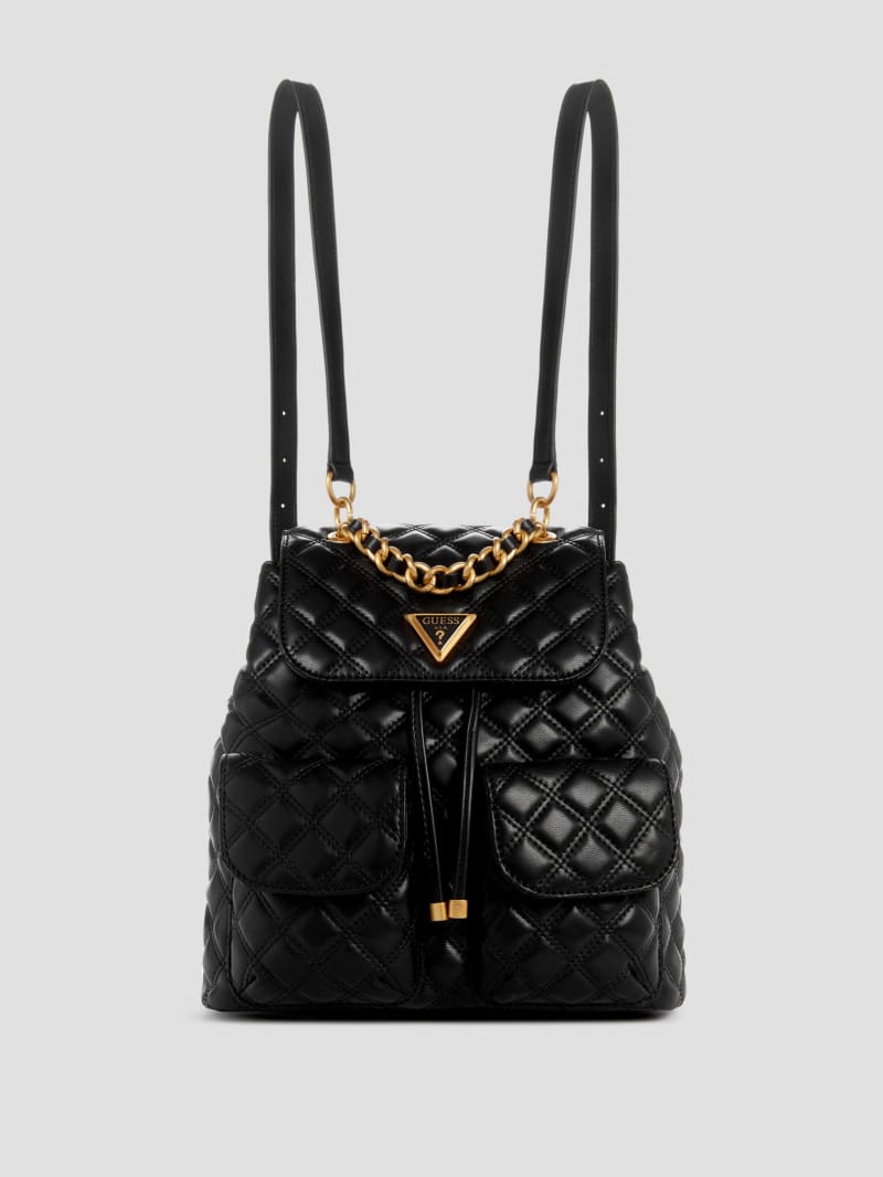 Guess Giully Quilted Backpack - Black