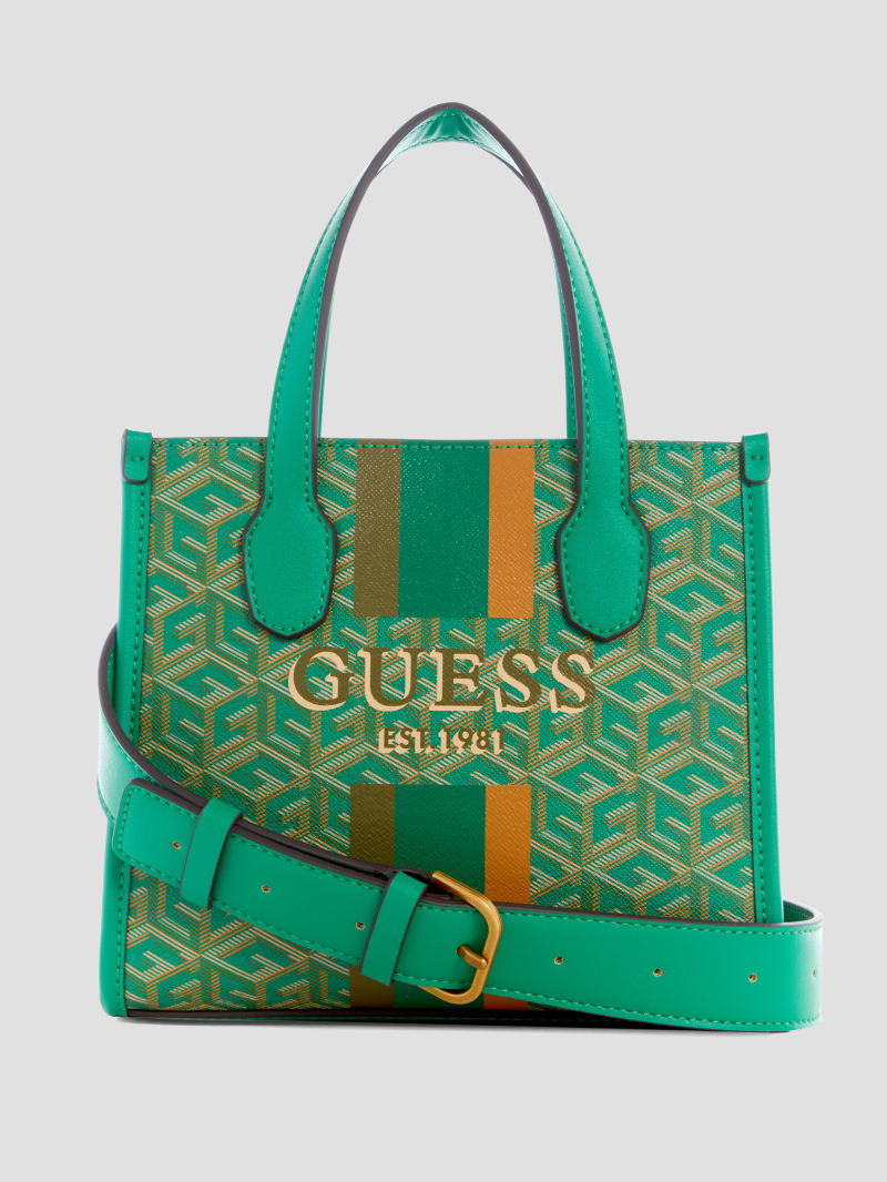 Guess Silvana Mini Totes - Forest Logo