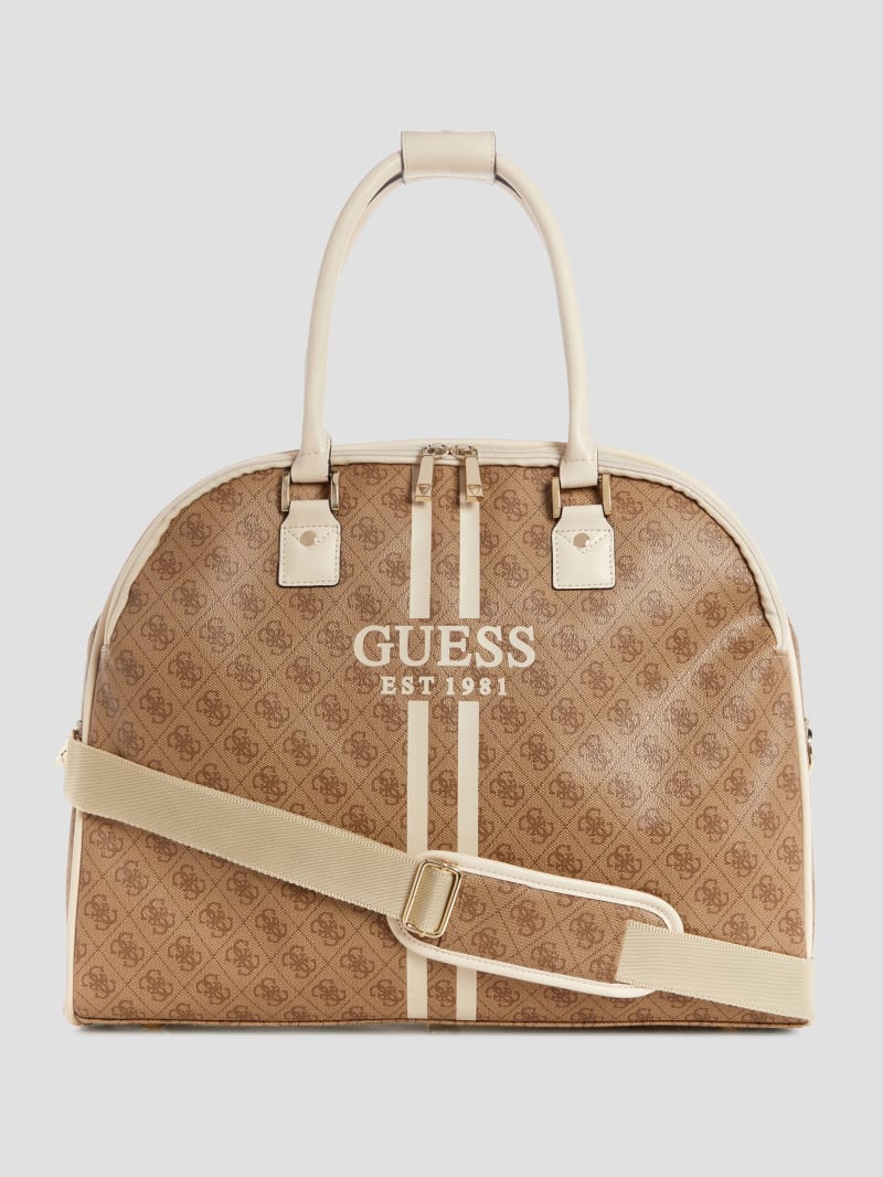 Guess Mildred Quattro G Deluxe Dome Bag - Latte