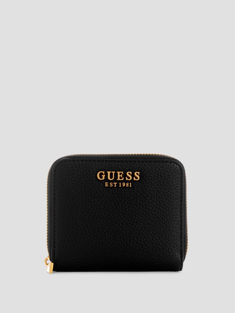 Guess Laryn Small Zip-Around Wallet - Black