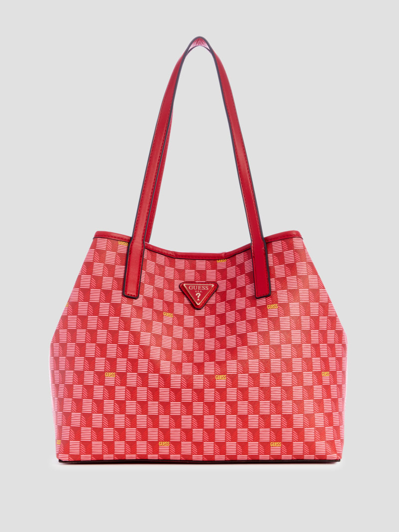 Guess Vikky Geo Signature Tote - Pink