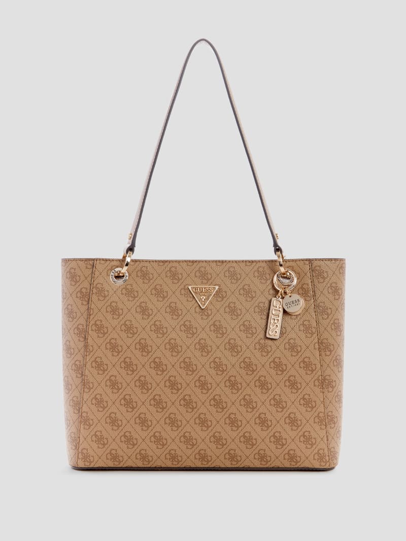 Guess Noelle Quattro G Noel Tote - Latte Logo