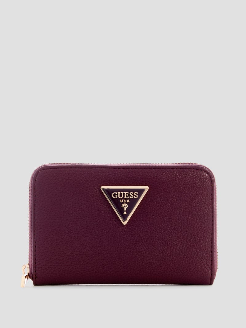 Guess Meridian Medium Zip-Around Wallet - Amethyst