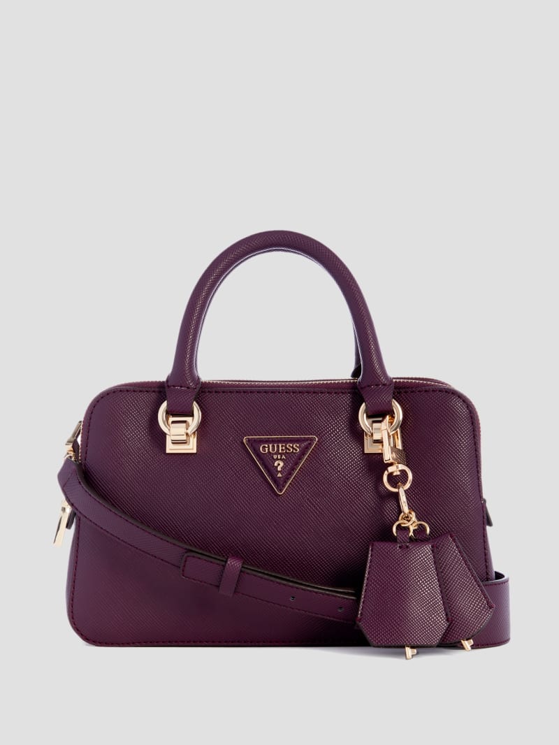 Guess Brynlee Small Status Satchel - Plu Guess Brynlee Small Status Satchel - Plu