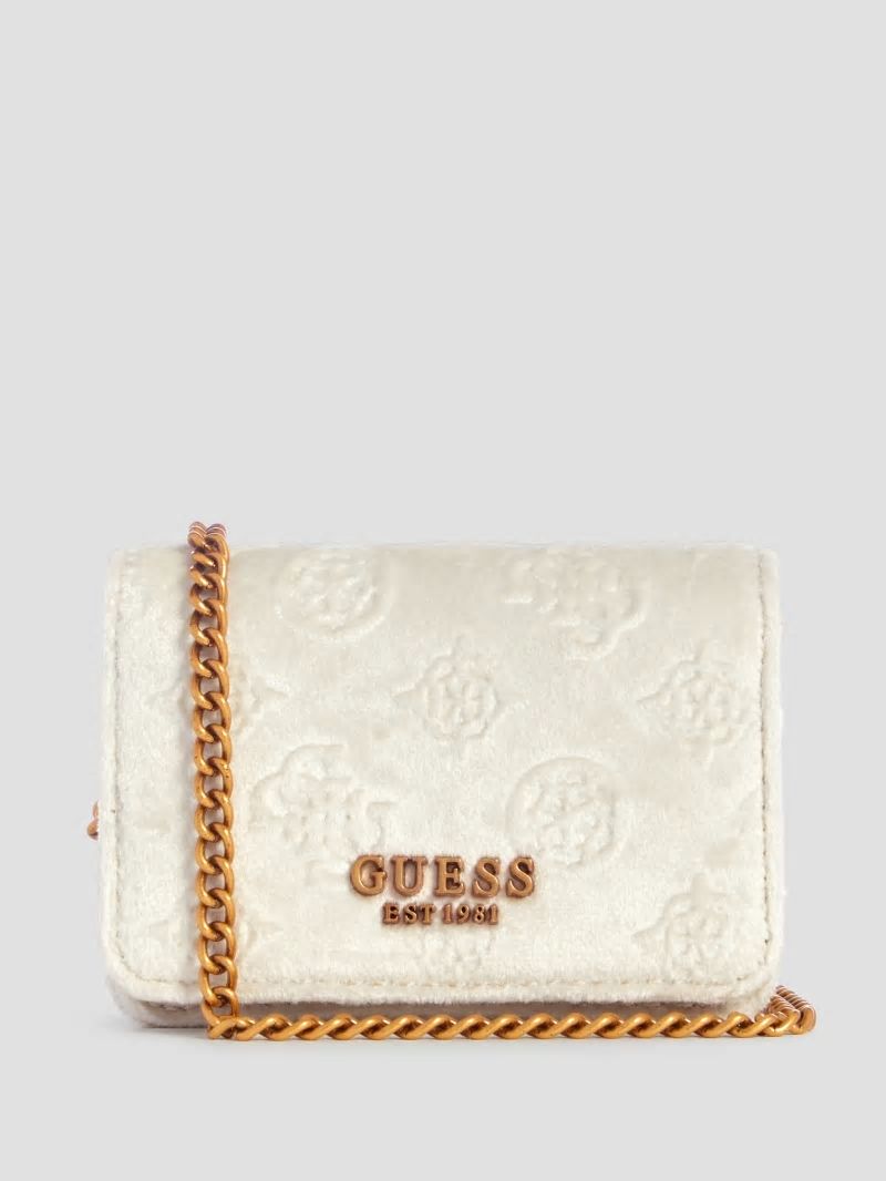 Guess Fynna Micro Mini Bag - White