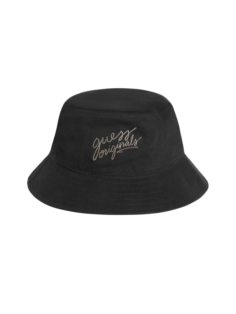 Guess GUESS Originals Logo Bucket Hat - Black