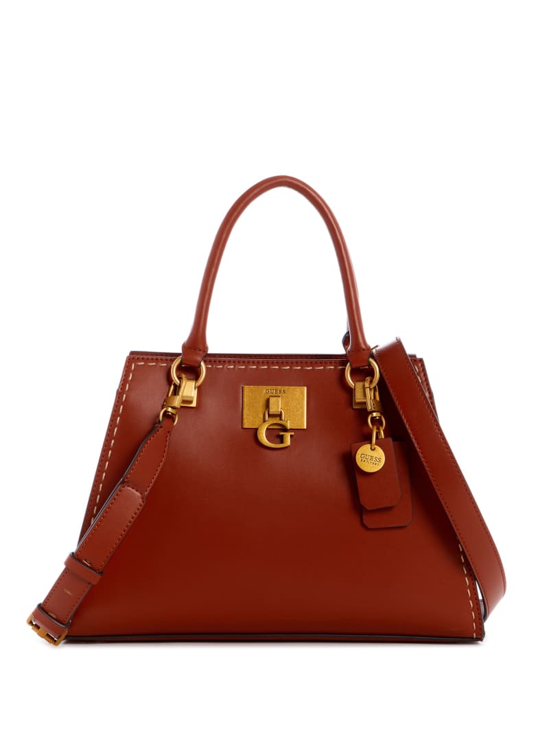 Guess Stephi Girlfriend Satchel - Whiskey