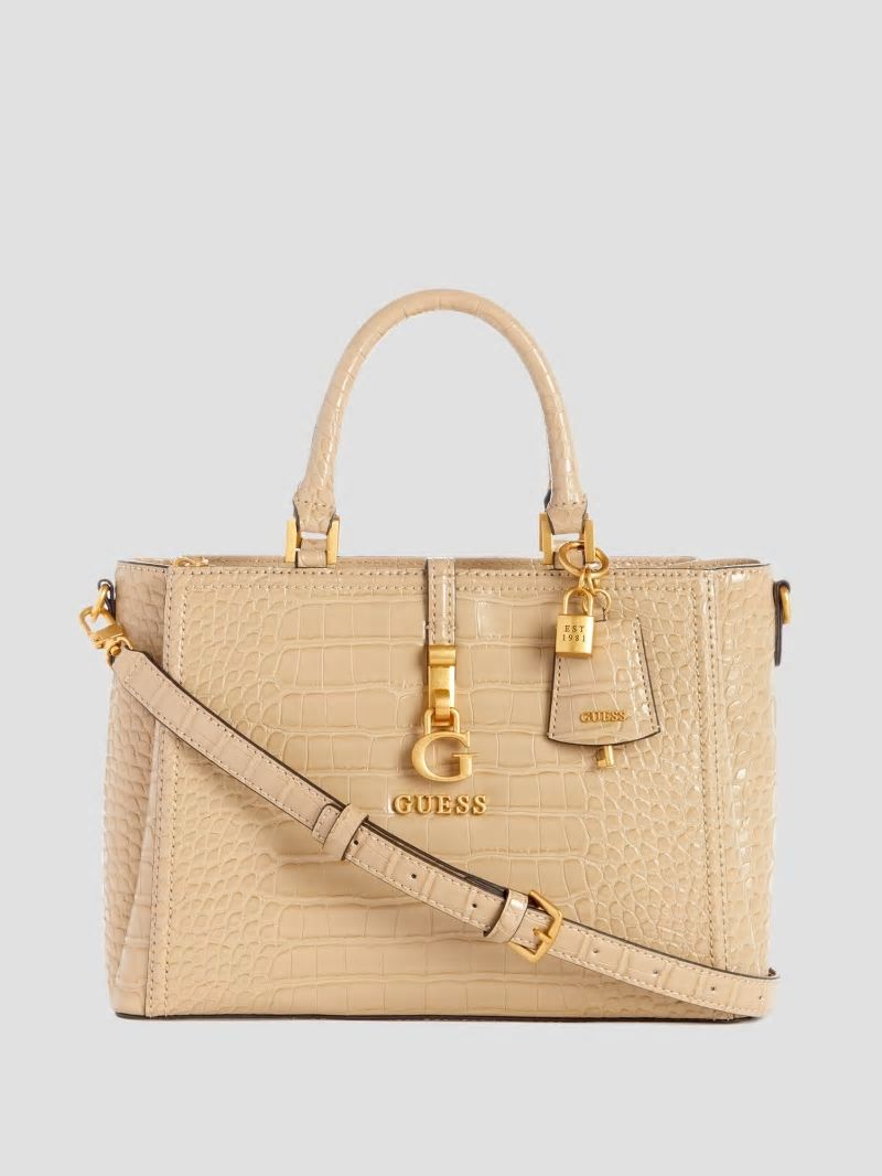 Guess James Girlfriend Satchel - Taupe