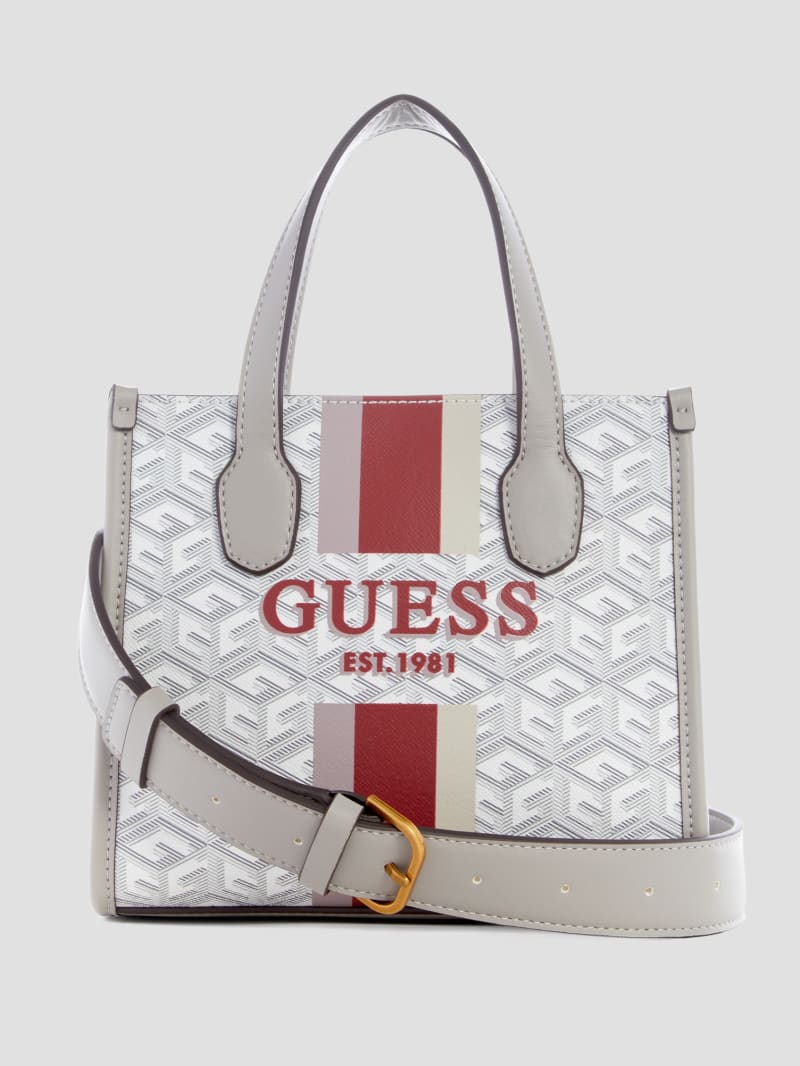 Guess Silvana Mini Totes - Steel