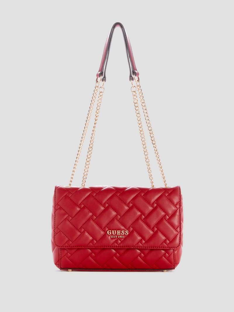 Guess Alanna Convertible Crossbody - Red