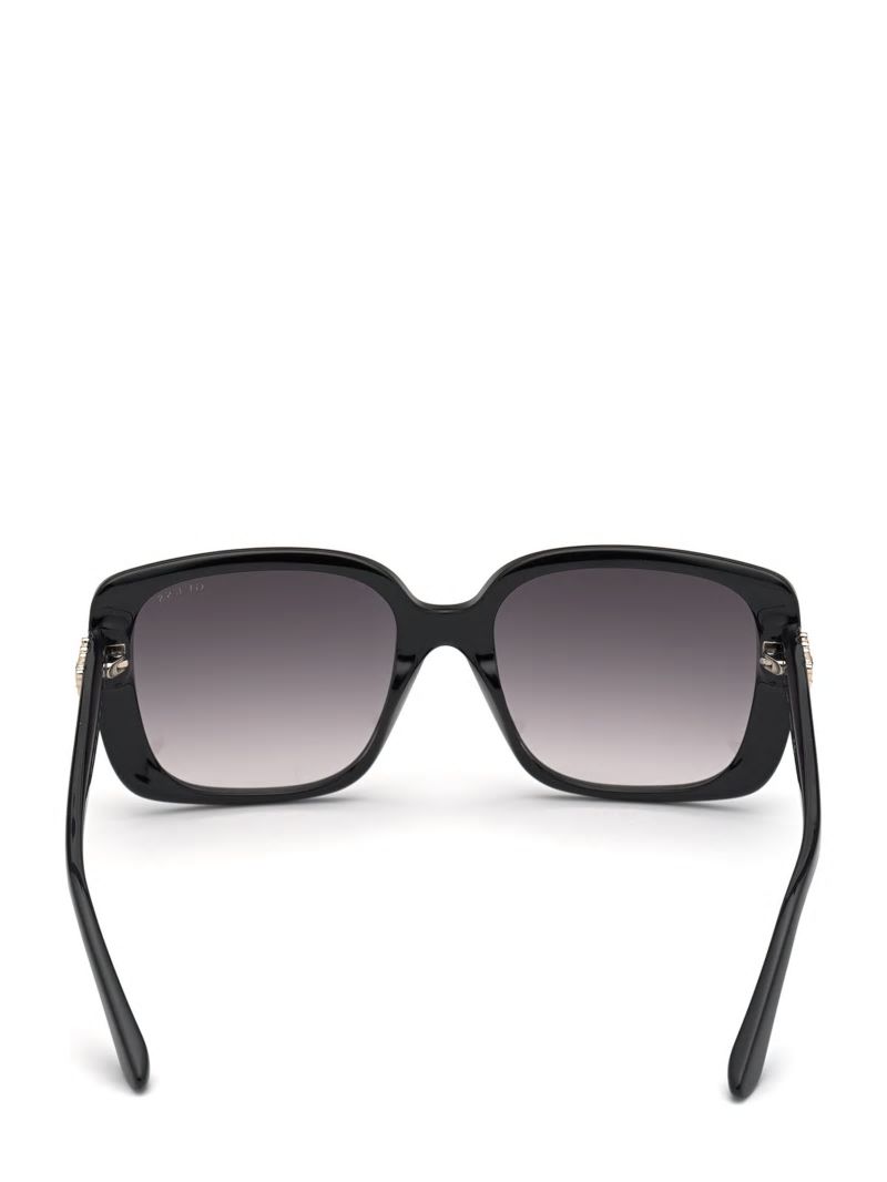 Guess Nelly Oversized Square Sunglasses - Silver