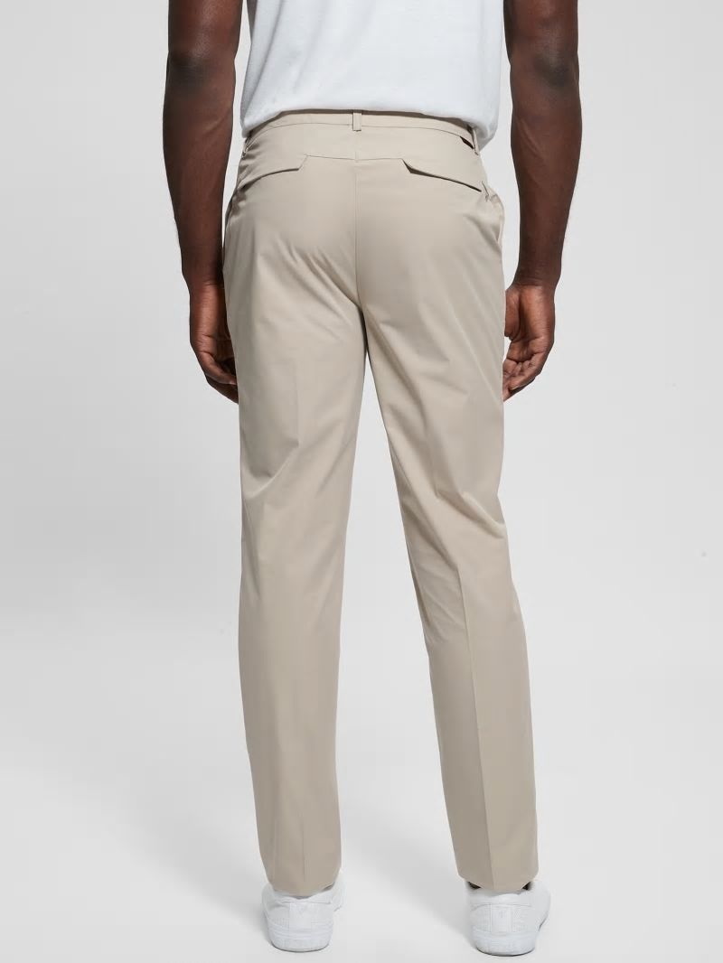 Guess Tech-Stretch Chino Pants - Pasadena Stone