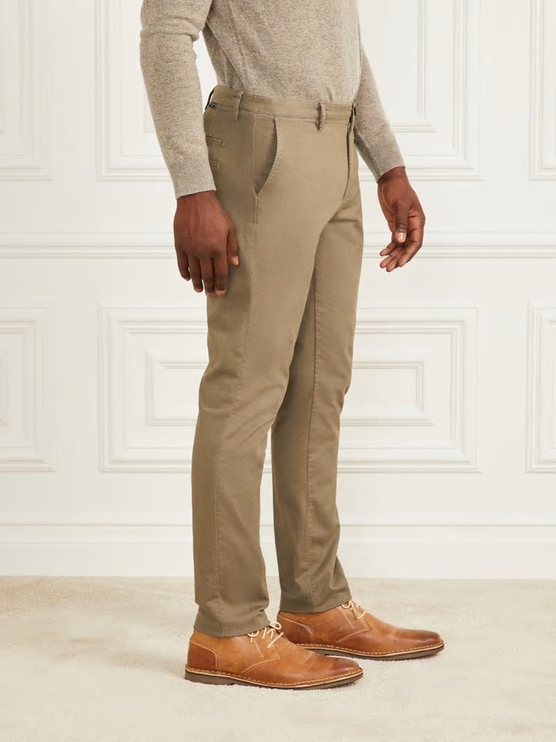 Guess Eco Hugh Easy Chino Pant - Green Canteen