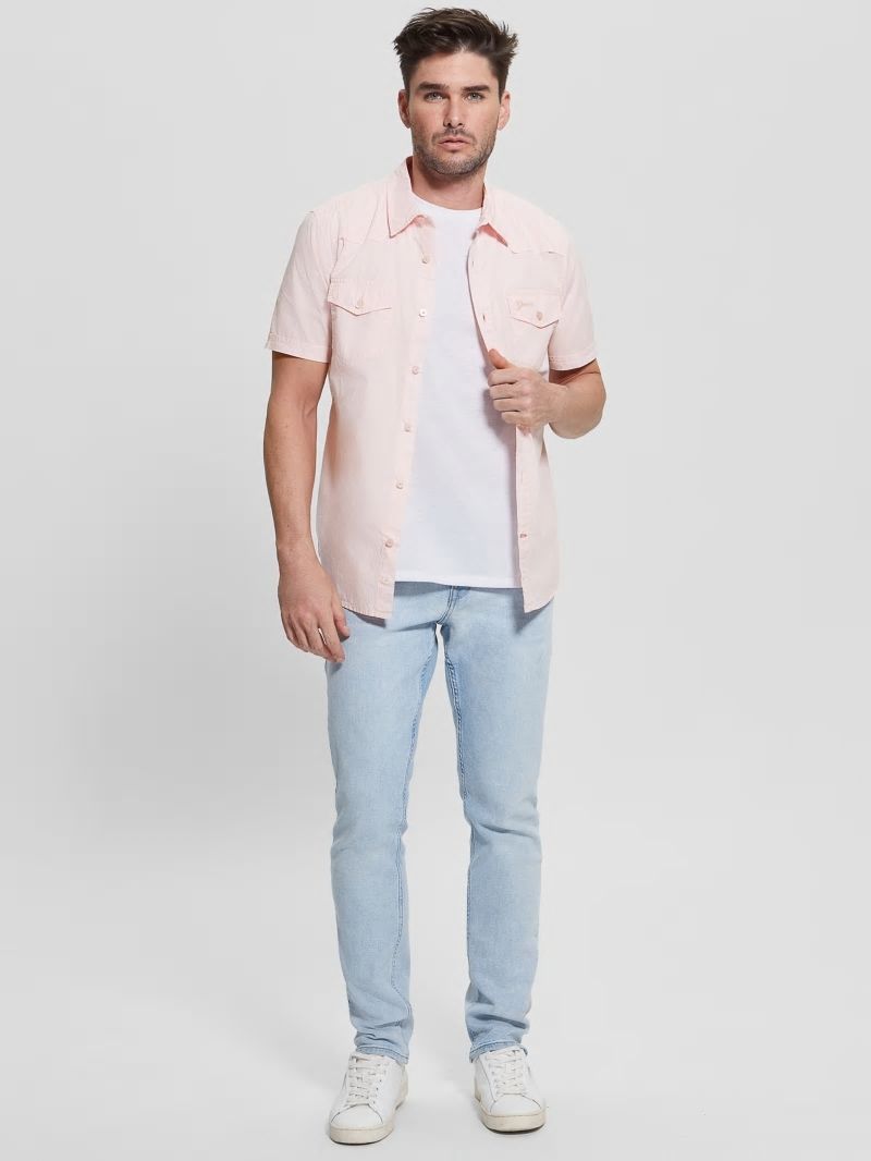 Guess Nottingham Shirt - Blush Cotton