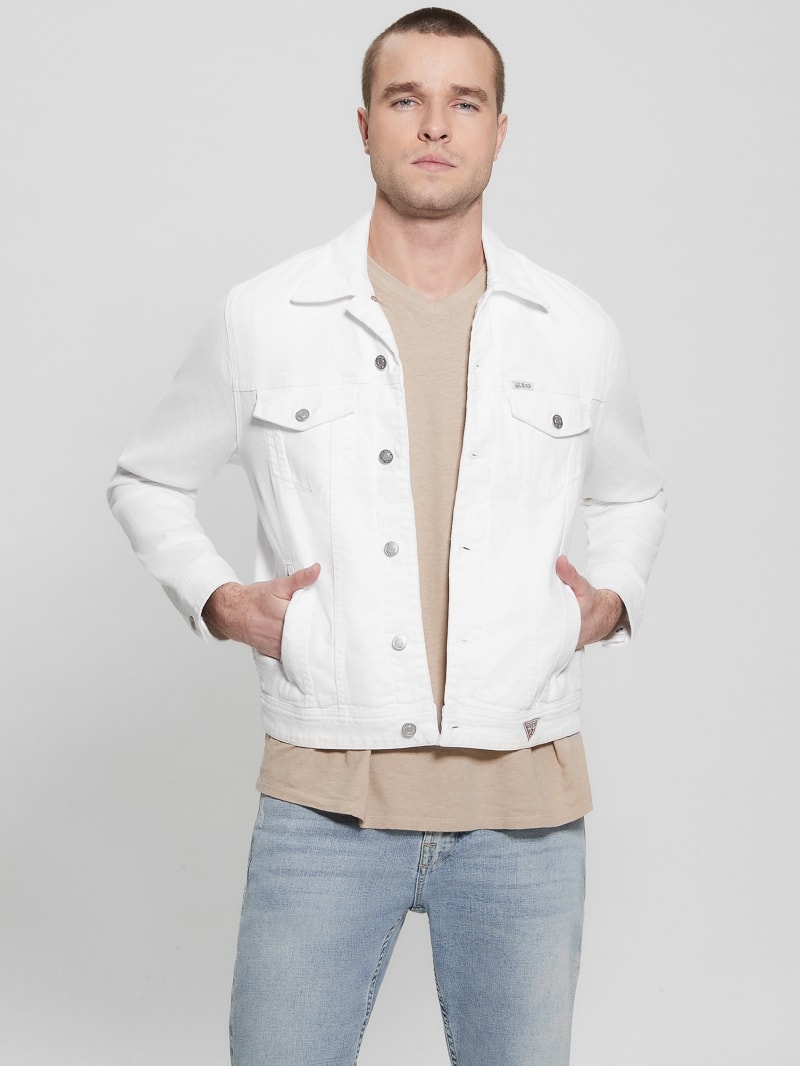 Guess Eco Dillon Jacket - Optic White