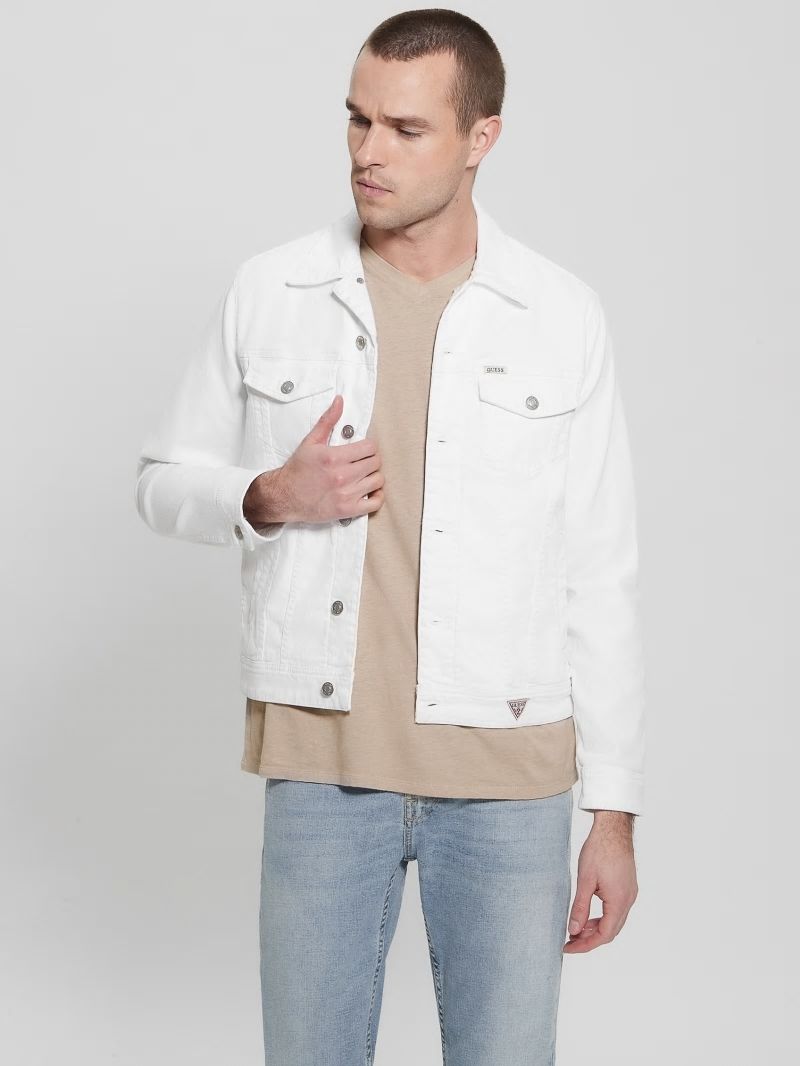 Guess Eco Dillon Jacket - Optic White