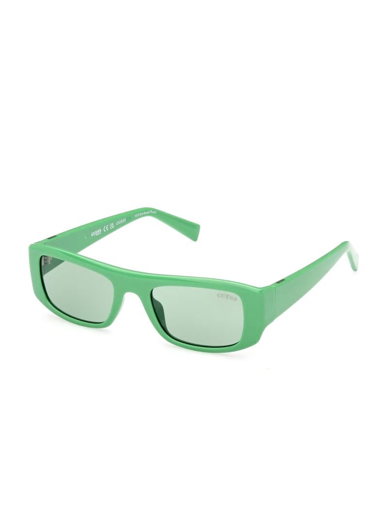 Guess GUESS Originals Rectangle Sunglasses - Green