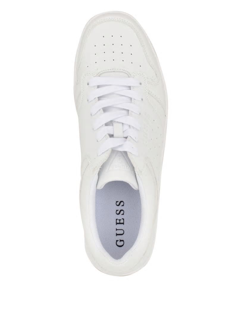 Guess Lensa Signature Low-Top Sneakers - White