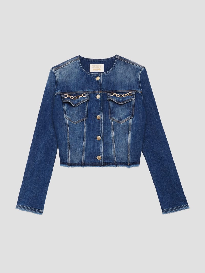 Guess Eco Terrie Denim Jacket - Enlinghtment Dark