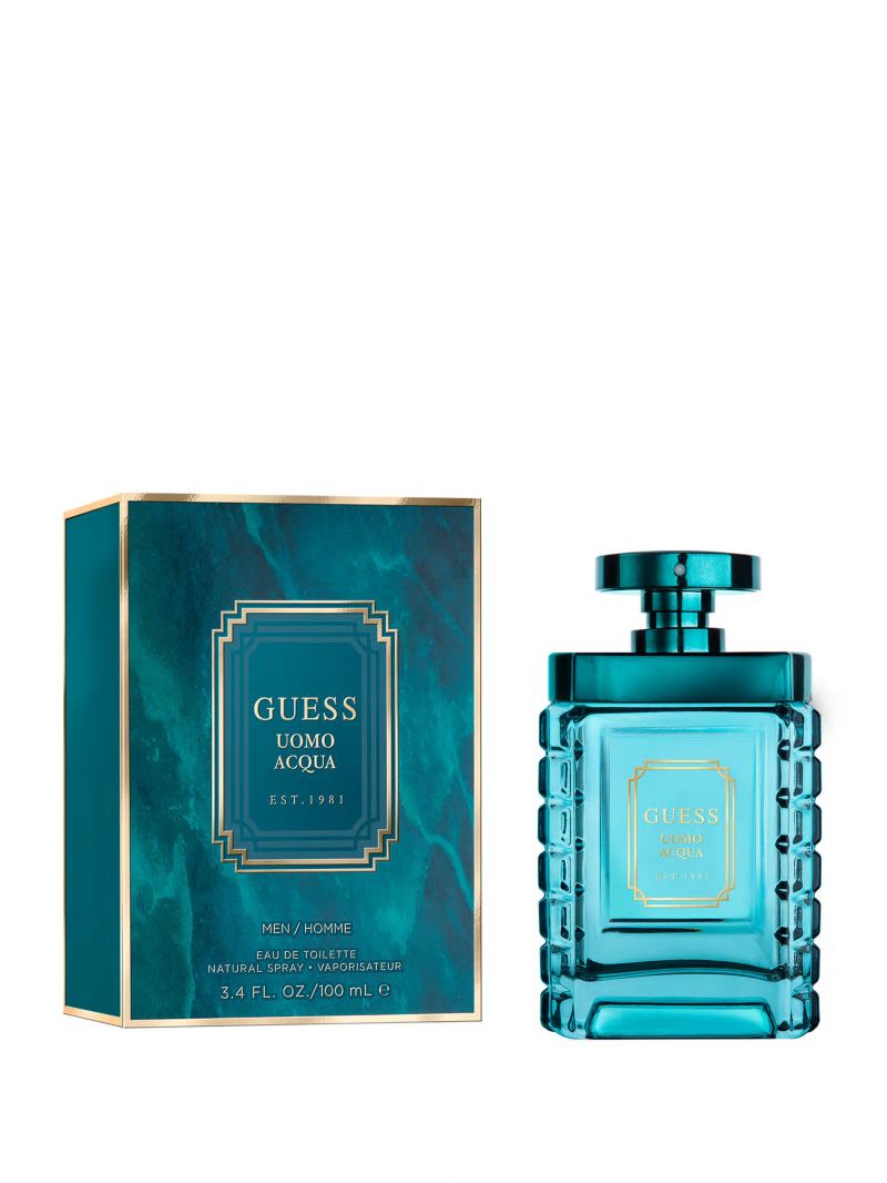 Guess GUESS Uomo Acqua Eau de Toilette, 3.4 oz - Silver/Navy