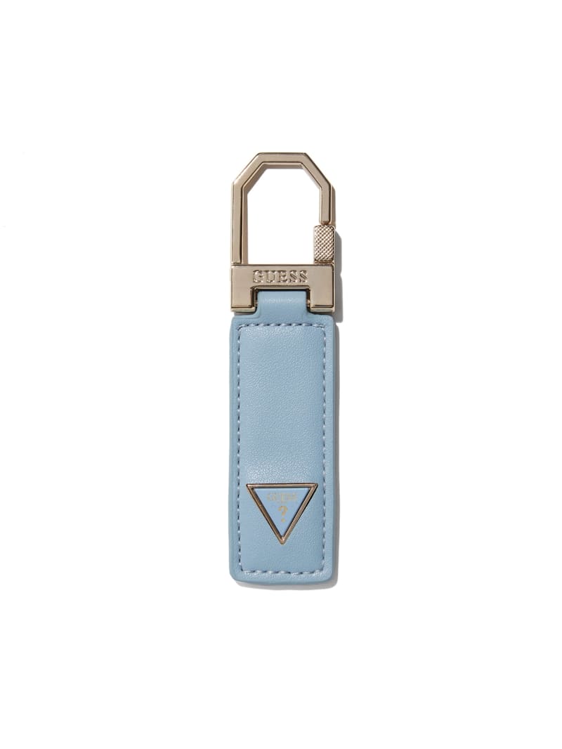 Guess Faux-Leather Key Ring - Sugarberry
