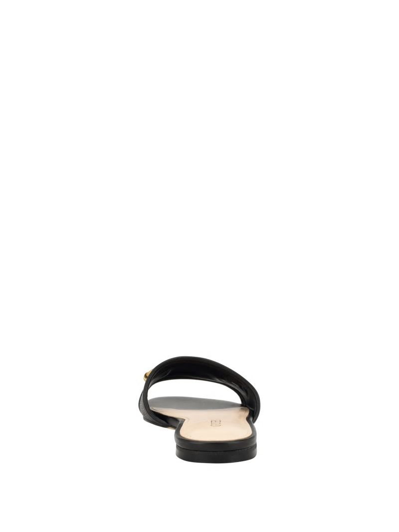 Guess Hammi Logo Slide Sandals - Black 001