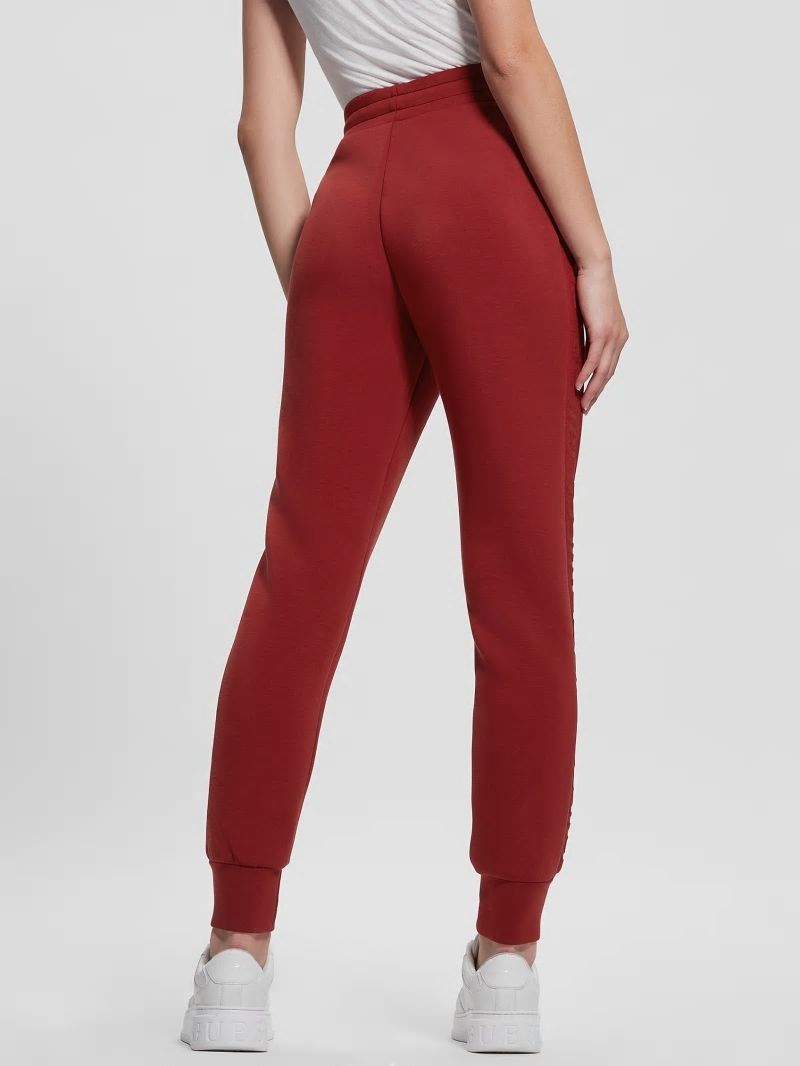 Guess Eco Allie Scuba Active Pants - Red Noir