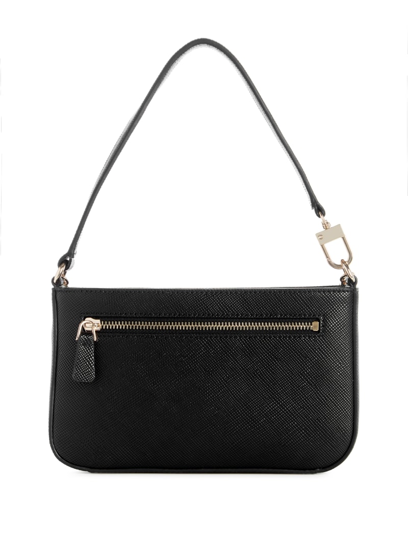 Guess Brynlee Mini Top-Zip Shoulder Bag - Black