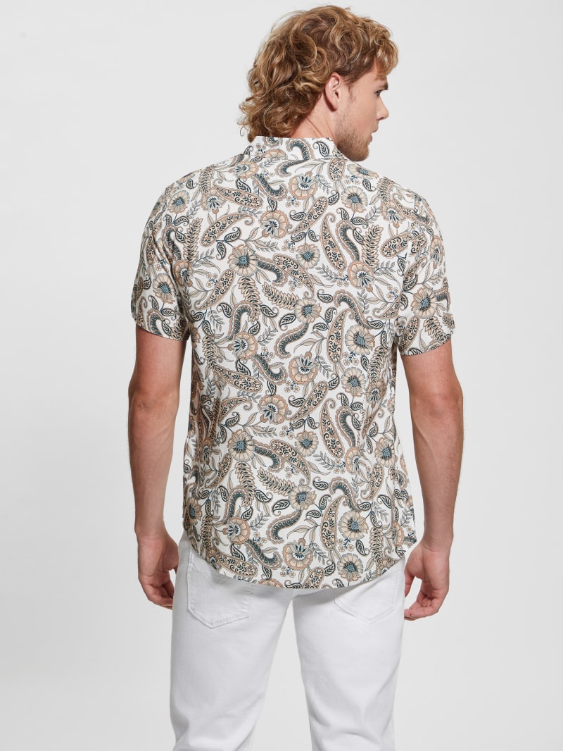 Guess Eco Paisley Shirt - Paisley Floral