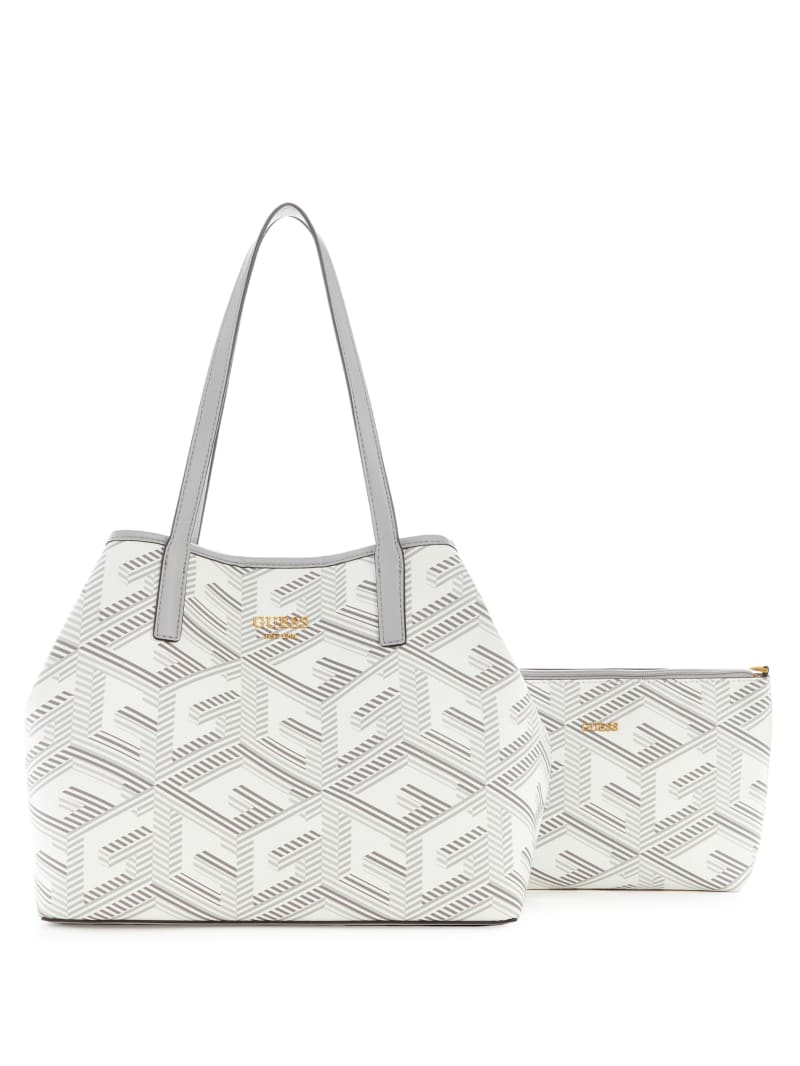 Guess Vikky G Cube Tote - Steel