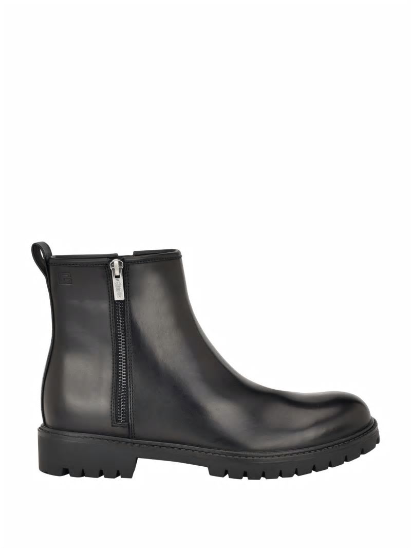 Guess Dine Zipper Chelsea Boots - Black 001