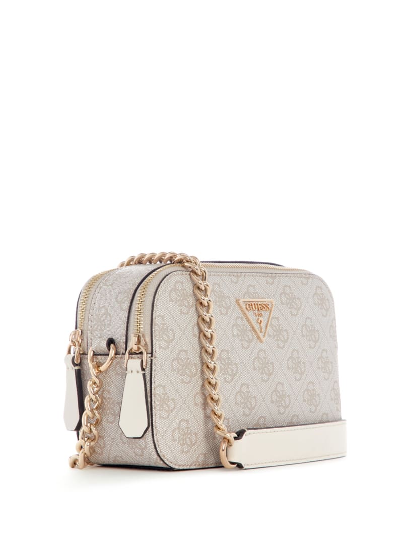 Guess Noelle Quatto G Camera Crossbody - Dove Logo