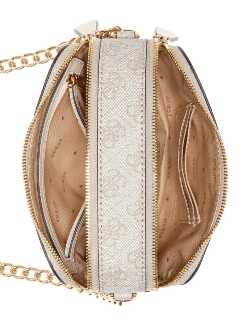 Guess Noelle Quatto G Camera Crossbody - Dove Logo