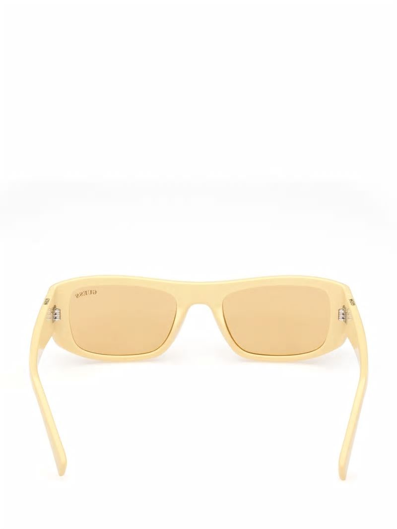Guess GUESS Originals Rectangle Sunglasses - Yellow