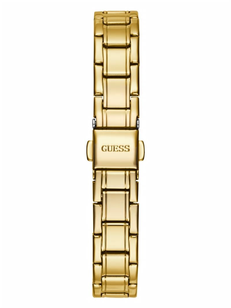 Guess Gold-Tone Diamond Analog Watch - Gold