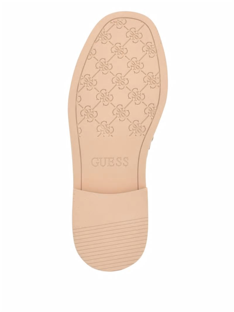 Guess Shatha Triangle Loafers - Light Natural 110