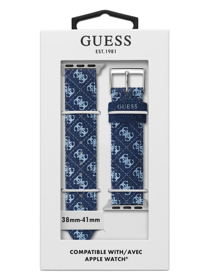 Guess Denim Quattro G 38-41 mm Band for Apple Watch® - Blue